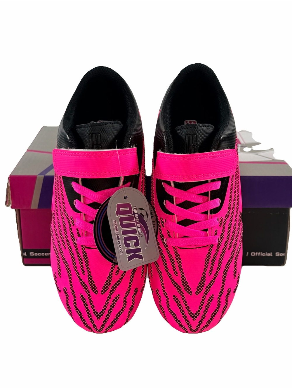 NWT brooman Kids Firm Ground Soccer Cleats 13 Boys/Girls'